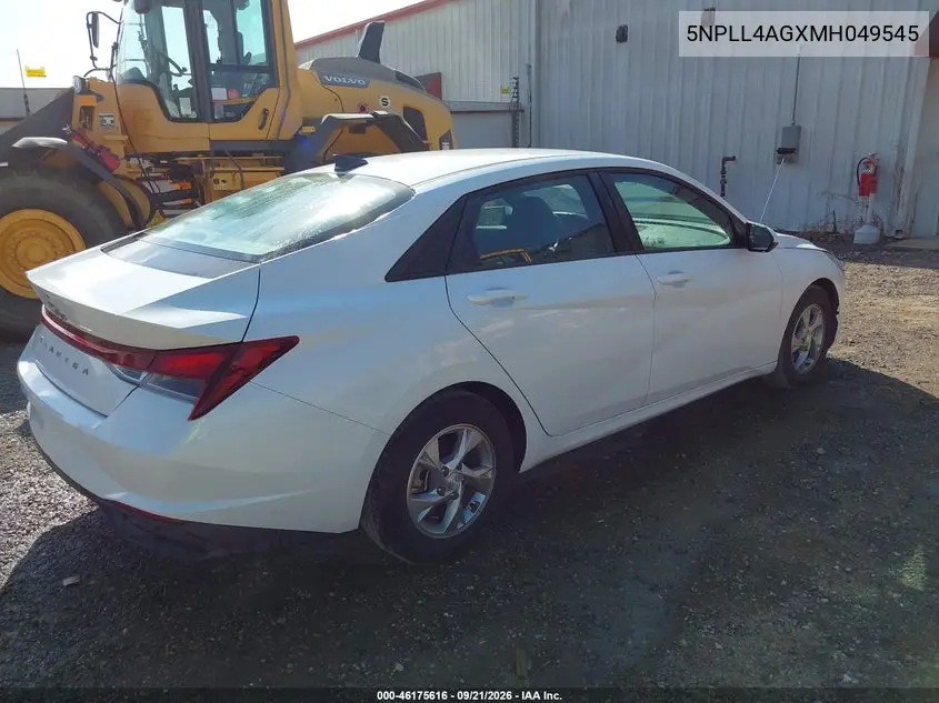2021 HYUNDAI ELANTRA VIN 5NPLL4AGXMH049545 — фото 4