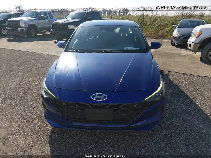 2021 HYUNDAI ELANTRA VIN 5NPLL4AG4MH049752 — фото 6