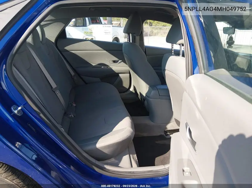 2021 HYUNDAI ELANTRA VIN 5NPLL4AG4MH049752 — фото 8