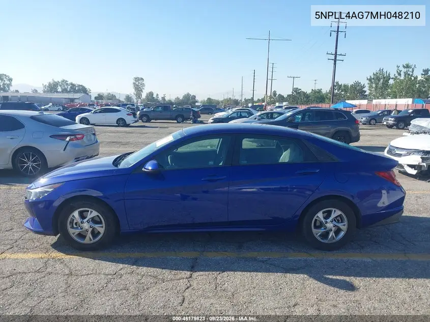 2021 HYUNDAI ELANTRA VIN 5NPLL4AG7MH048210 — фото 15