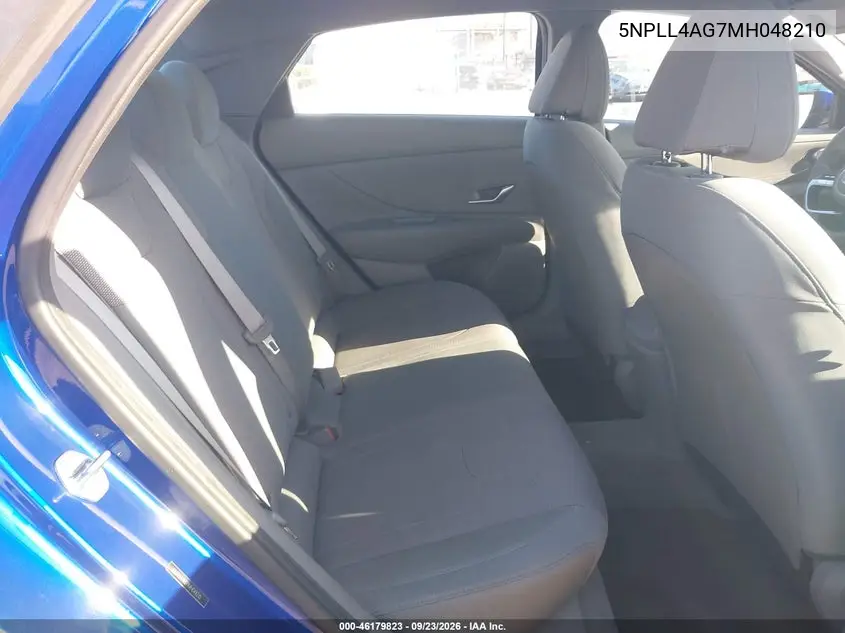 2021 HYUNDAI ELANTRA VIN 5NPLL4AG7MH048210 — фото 8
