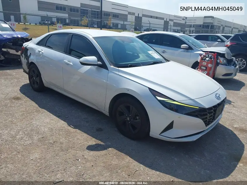 HYUNDAI ELANTRA 2021, VIN 5NPLM4AG4MH045049