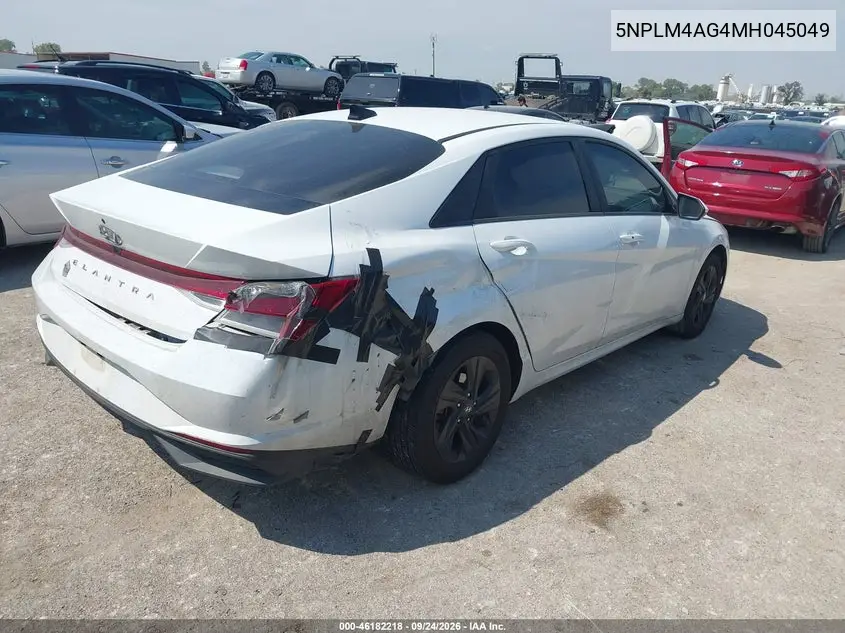 2021 HYUNDAI ELANTRA VIN 5NPLM4AG4MH045049 — фото 4