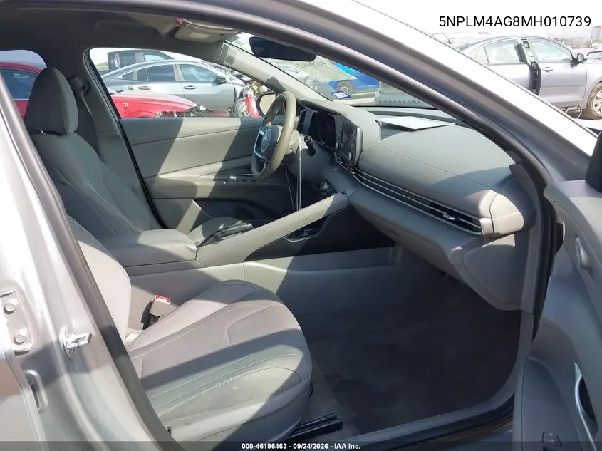 2021 HYUNDAI ELANTRA VIN 5NPLM4AG8MH010739 — фото 5