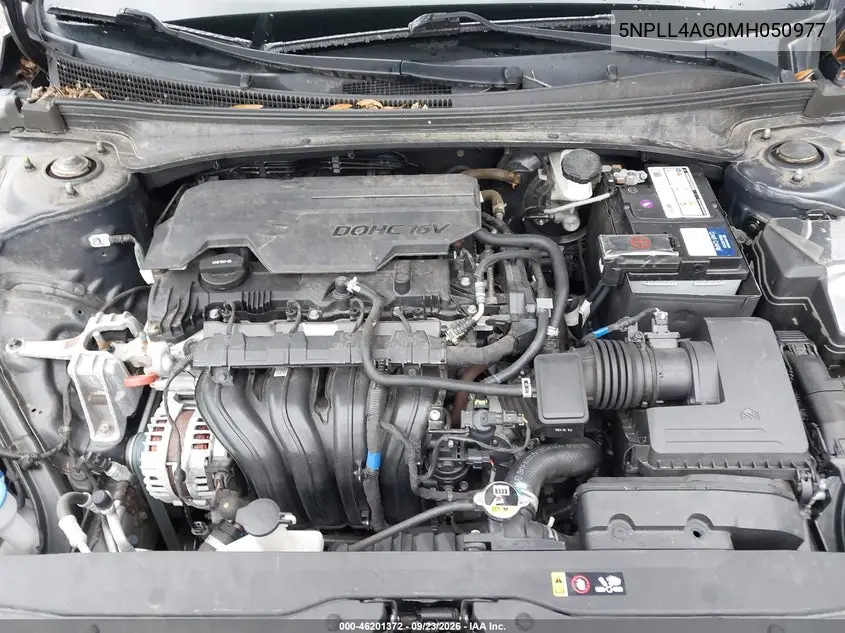 2021 HYUNDAI ELANTRA VIN 5NPLL4AG0MH050977 — фото 10
