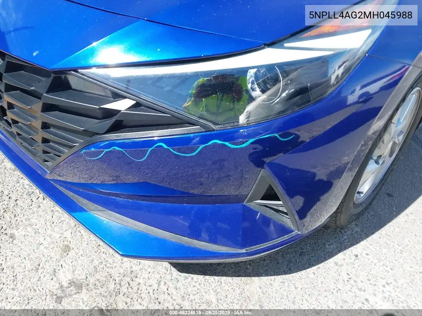 2021 HYUNDAI ELANTRA VIN 5NPLL4AG2MH045988 — фото 12