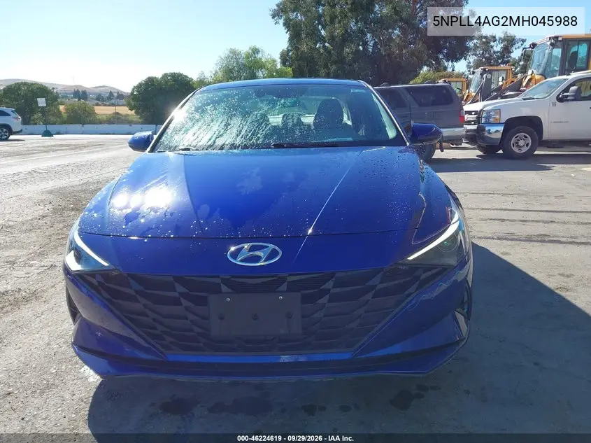 2021 HYUNDAI ELANTRA VIN 5NPLL4AG2MH045988 — фото 14