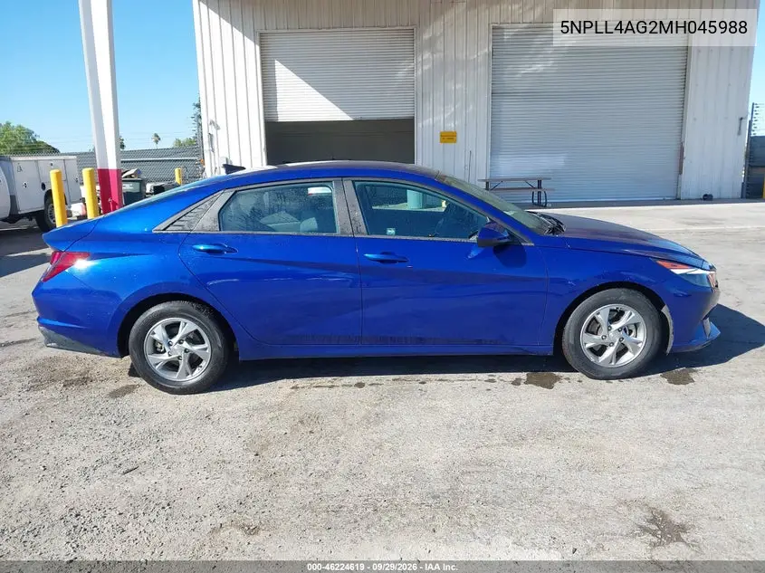 2021 HYUNDAI ELANTRA VIN 5NPLL4AG2MH045988 — фото 15