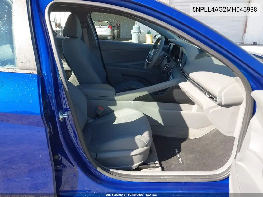 2021 HYUNDAI ELANTRA VIN 5NPLL4AG2MH045988 — фото 5