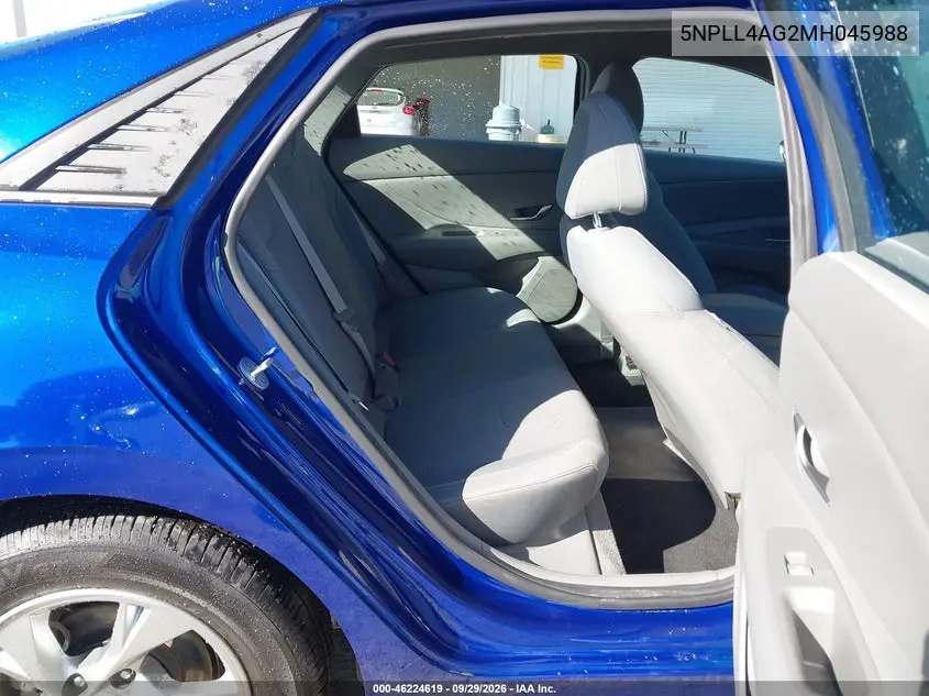 2021 HYUNDAI ELANTRA VIN 5NPLL4AG2MH045988 — фото 8