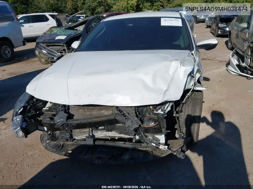 2021 HYUNDAI ELANTRA VIN 5NPLS4AG9MH038474 — фото 13