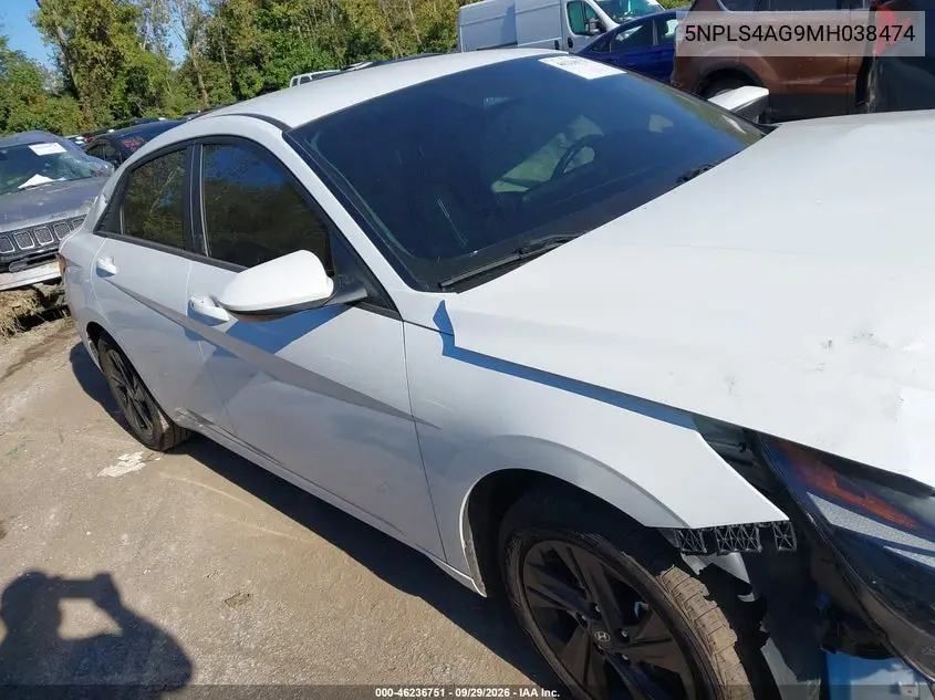 2021 HYUNDAI ELANTRA VIN 5NPLS4AG9MH038474 — фото 14