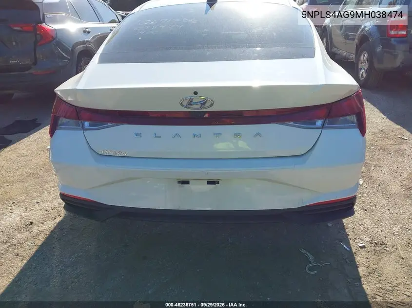 2021 HYUNDAI ELANTRA VIN 5NPLS4AG9MH038474 — фото 17