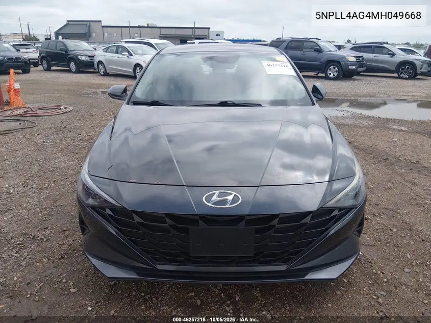 2021 HYUNDAI ELANTRA VIN 5NPLL4AG4MH049668 — фото 12