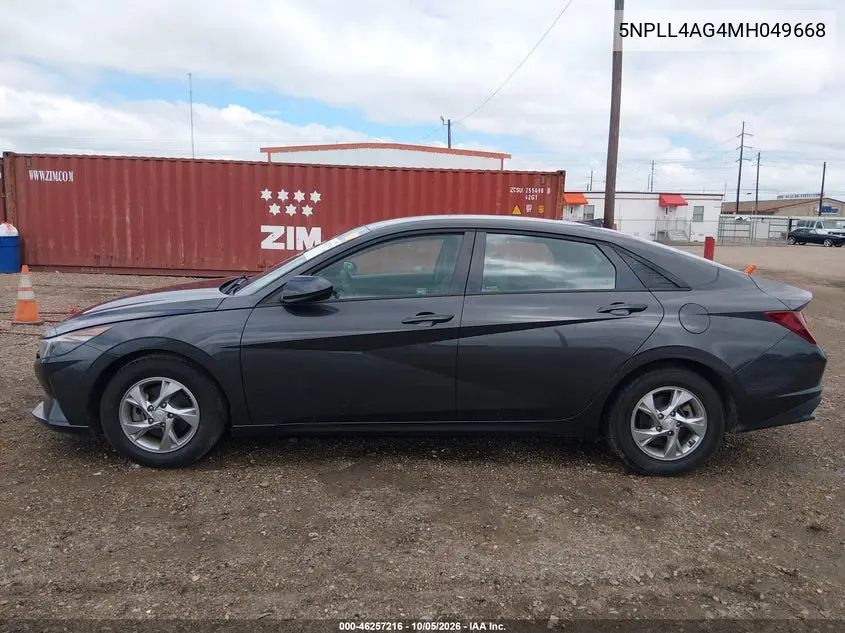 2021 HYUNDAI ELANTRA VIN 5NPLL4AG4MH049668 — фото 14