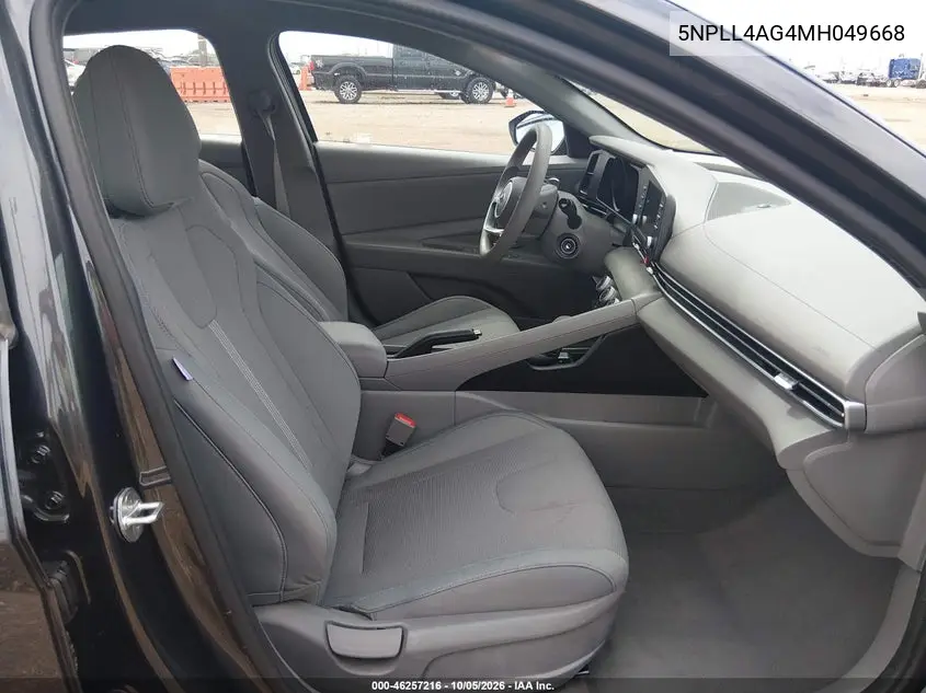 2021 HYUNDAI ELANTRA VIN 5NPLL4AG4MH049668 — фото 5