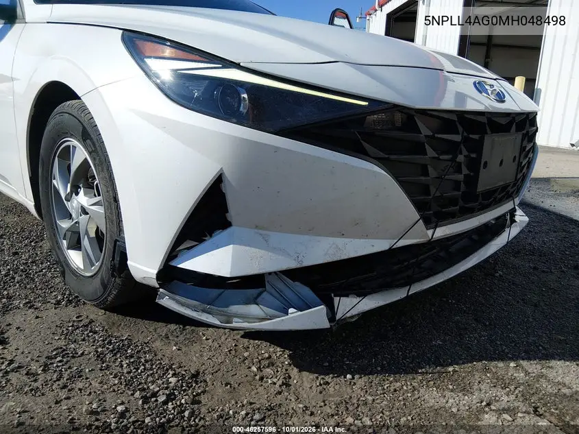 2021 HYUNDAI ELANTRA VIN 5NPLL4AG0MH048498 — фото 12