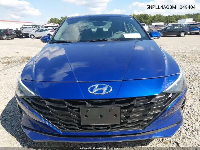 2021 HYUNDAI ELANTRA VIN 5NPLL4AG3MH049404 — фото 12