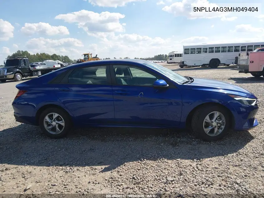 2021 HYUNDAI ELANTRA VIN 5NPLL4AG3MH049404 — фото 13