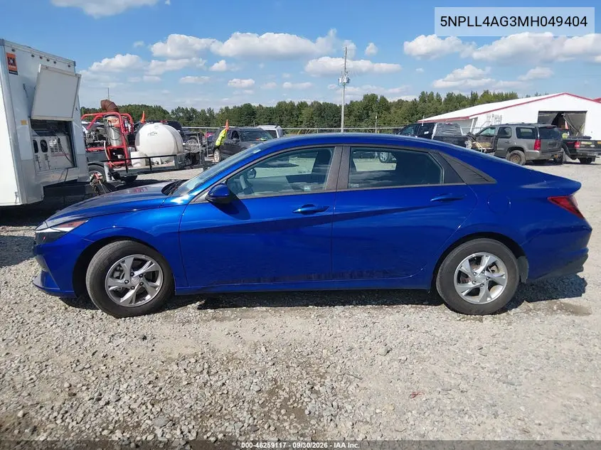 2021 HYUNDAI ELANTRA VIN 5NPLL4AG3MH049404 — фото 14