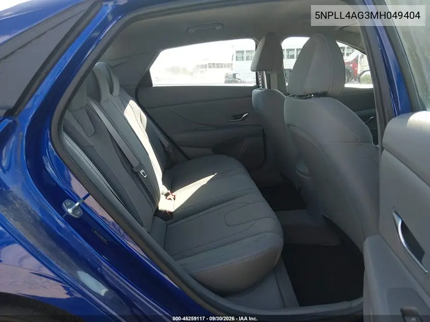 2021 HYUNDAI ELANTRA VIN 5NPLL4AG3MH049404 — фото 8