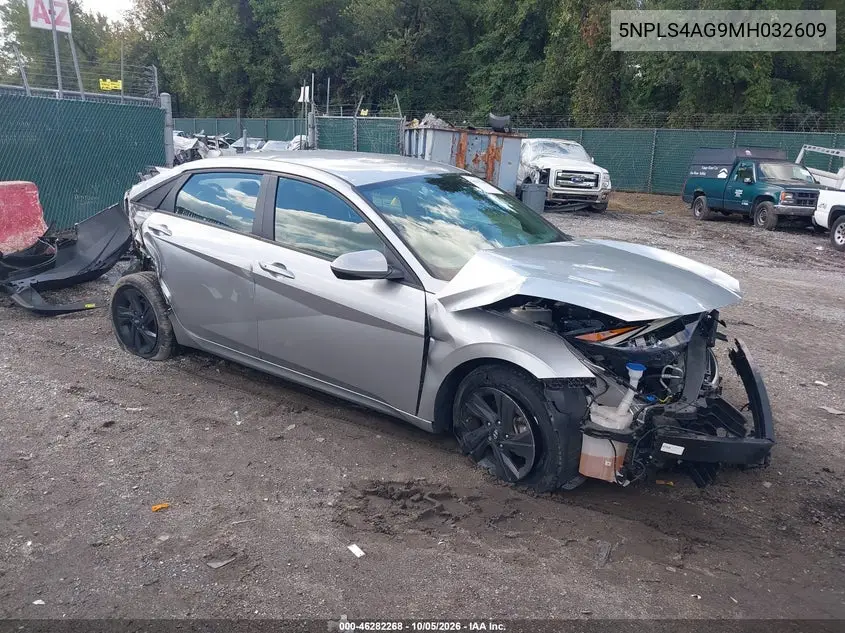 HYUNDAI ELANTRA 2021, VIN 5NPLS4AG9MH032609