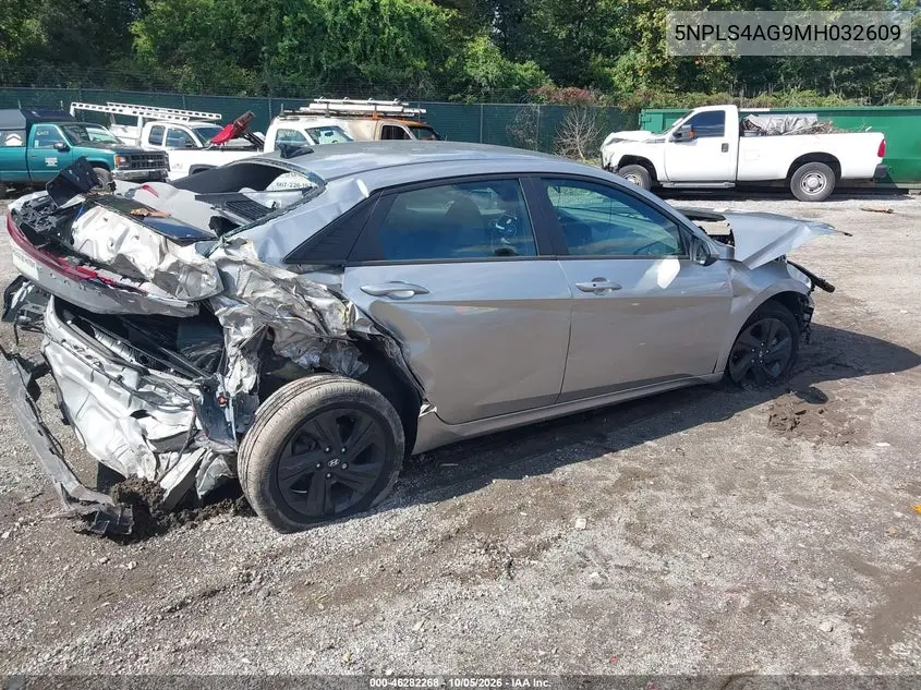 2021 HYUNDAI ELANTRA VIN 5NPLS4AG9MH032609 — фото 4