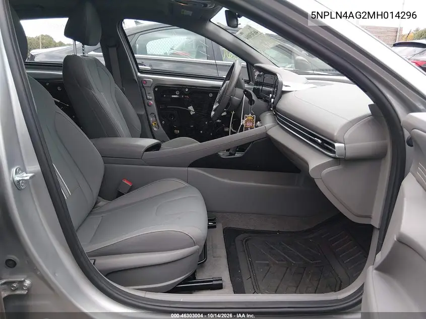 2021 HYUNDAI ELANTRA VIN 5NPLN4AG2MH014296 — фото 5