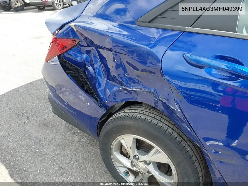 2021 HYUNDAI ELANTRA VIN 5NPLL4AG3MH049399 — фото 13