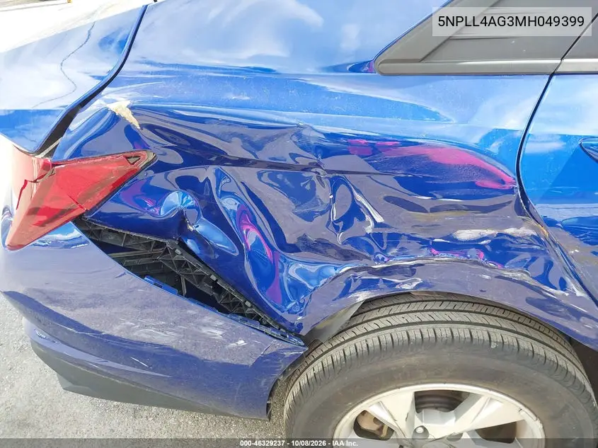 2021 HYUNDAI ELANTRA VIN 5NPLL4AG3MH049399 — фото 14