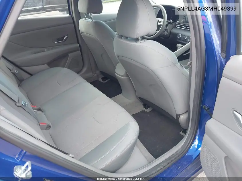 2021 HYUNDAI ELANTRA VIN 5NPLL4AG3MH049399 — фото 8