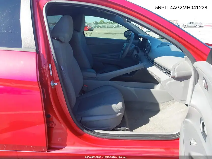 2021 HYUNDAI ELANTRA VIN 5NPLL4AG2MH041228 — фото 5