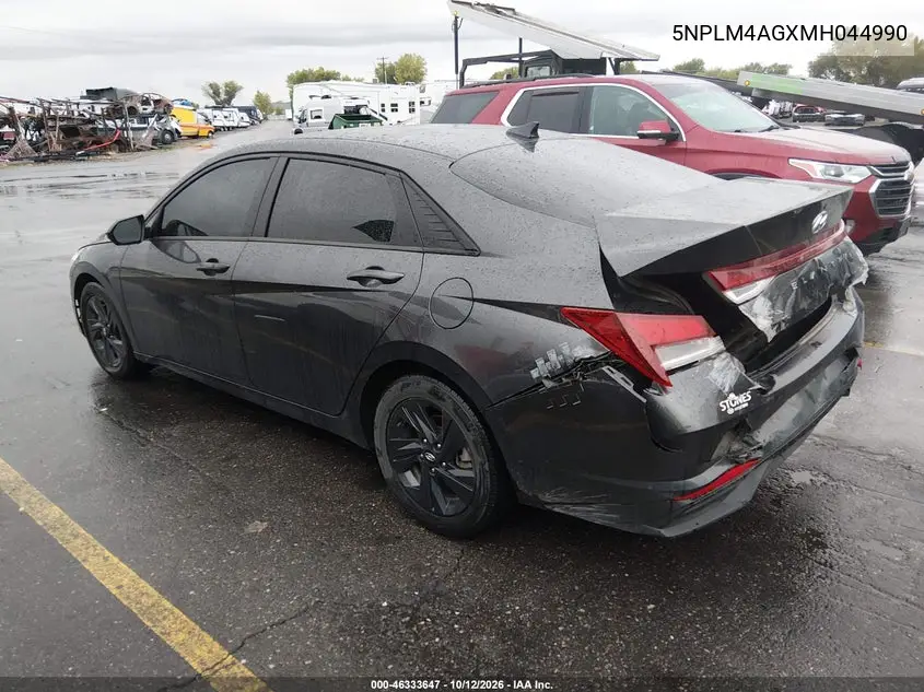 2021 HYUNDAI ELANTRA VIN 5NPLM4AGXMH044990 — фото 3