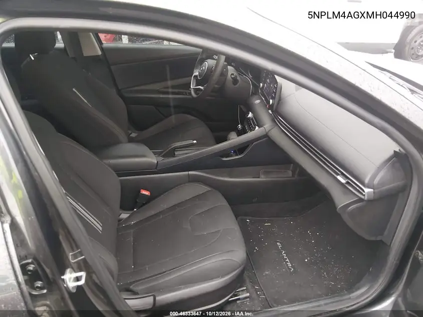 2021 HYUNDAI ELANTRA VIN 5NPLM4AGXMH044990 — фото 5