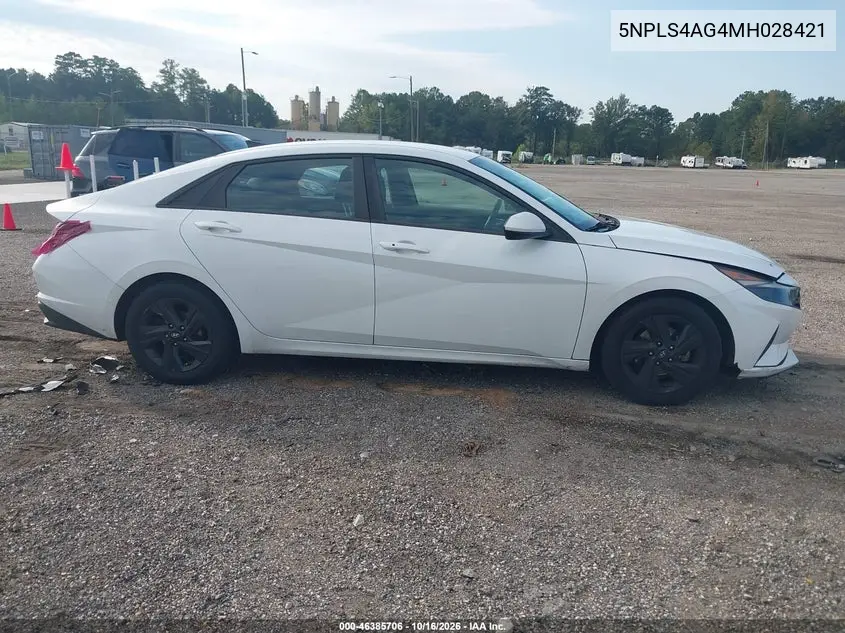 2021 HYUNDAI ELANTRA VIN 5NPLS4AG4MH028421 — фото 13