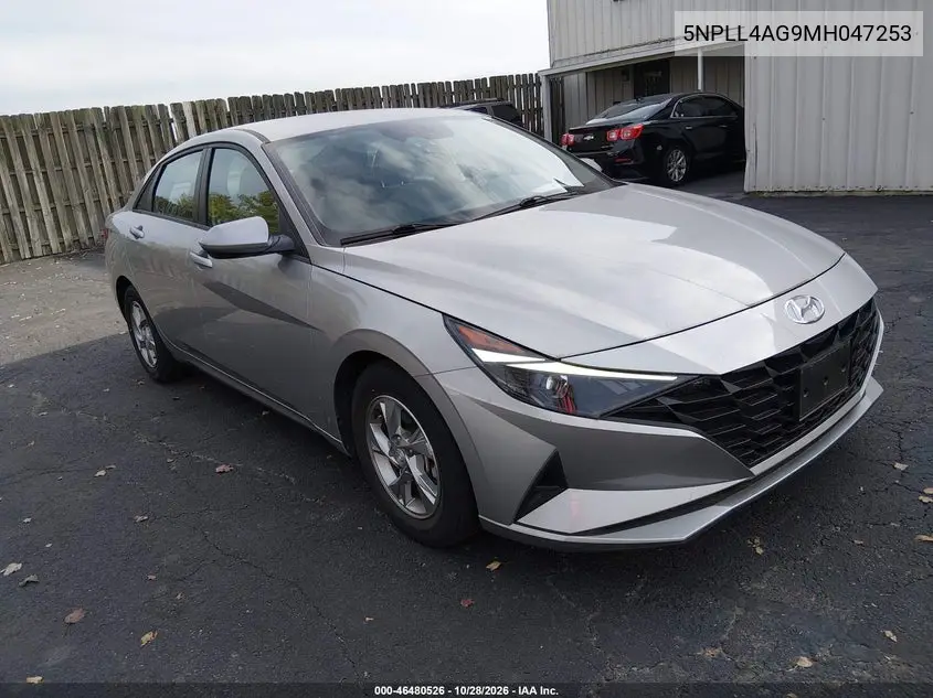 HYUNDAI ELANTRA 2021, VIN 5NPLL4AG9MH047253
