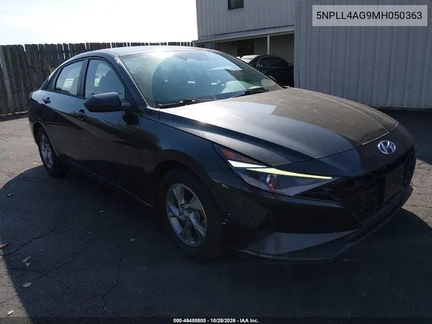 HYUNDAI ELANTRA 2021, VIN 5NPLL4AG9MH050363