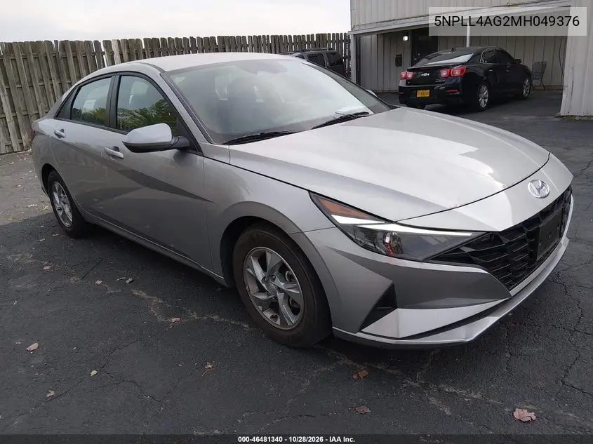 HYUNDAI ELANTRA 2021, VIN 5NPLL4AG2MH049376