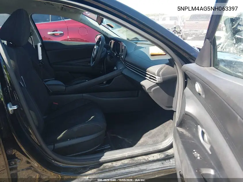 2022 HYUNDAI ELANTRA VIN 5NPLM4AG5NH063397 — фото 5