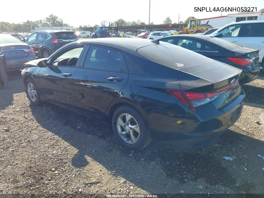 2022 HYUNDAI ELANTRA VIN 5NPLL4AG6NH053271 — фото 3