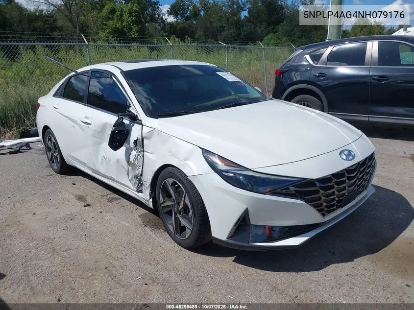 HYUNDAI ELANTRA 2022, VIN 5NPLP4AG4NH079176