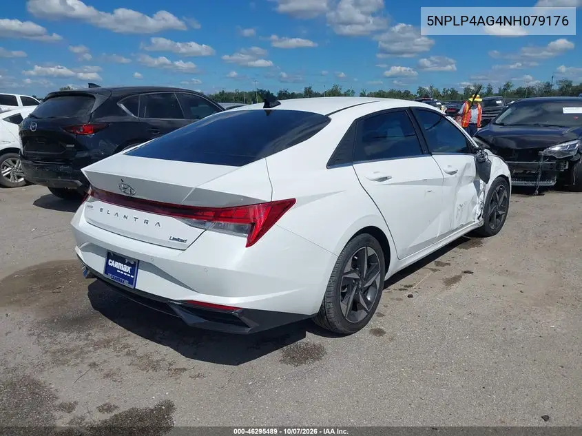 2022 HYUNDAI ELANTRA VIN 5NPLP4AG4NH079176 — фото 4