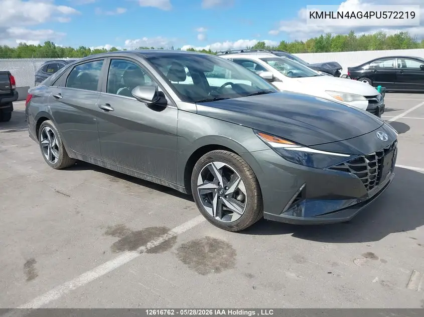 HYUNDAI ELANTRA 2023, VIN KMHLN4AG4PU572219