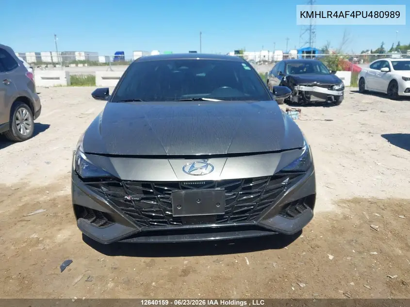 2023 HYUNDAI ELANTRA VIN KMHLR4AF4PU480989 — фото 12
