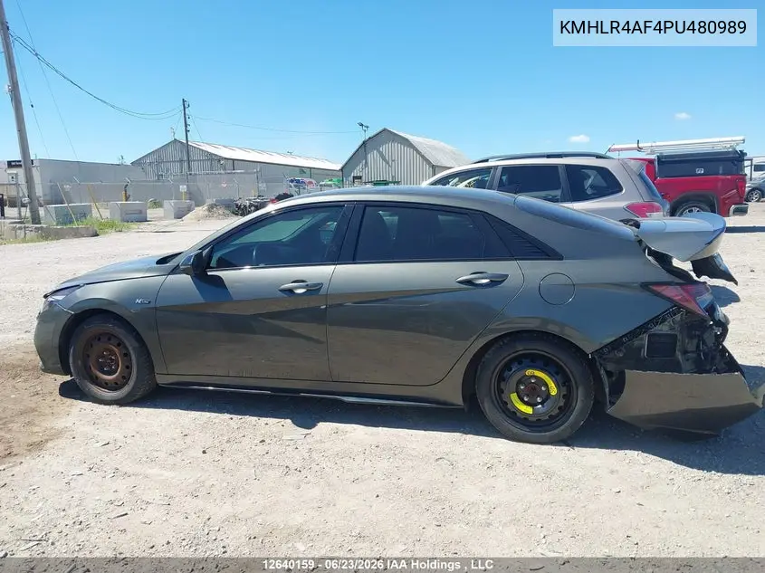 2023 HYUNDAI ELANTRA VIN KMHLR4AF4PU480989 — фото 14