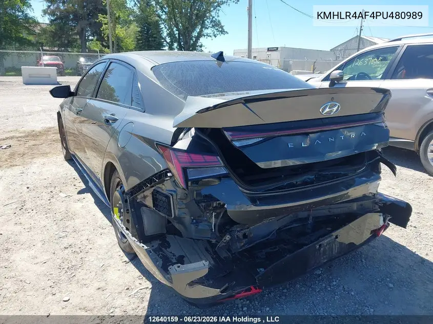 2023 HYUNDAI ELANTRA VIN KMHLR4AF4PU480989 — фото 3