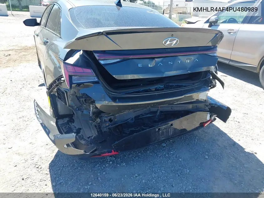 2023 HYUNDAI ELANTRA VIN KMHLR4AF4PU480989 — фото 6