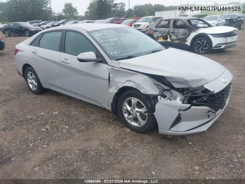 HYUNDAI ELANTRA 2023, VIN KMHLM4AG7PU469525