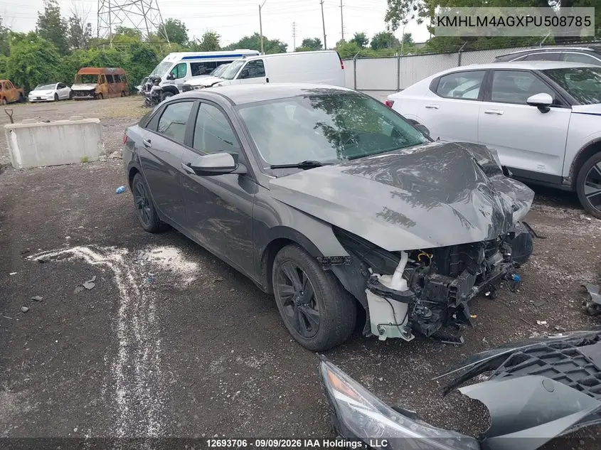 HYUNDAI ELANTRA 2023, VIN KMHLM4AGXPU508785