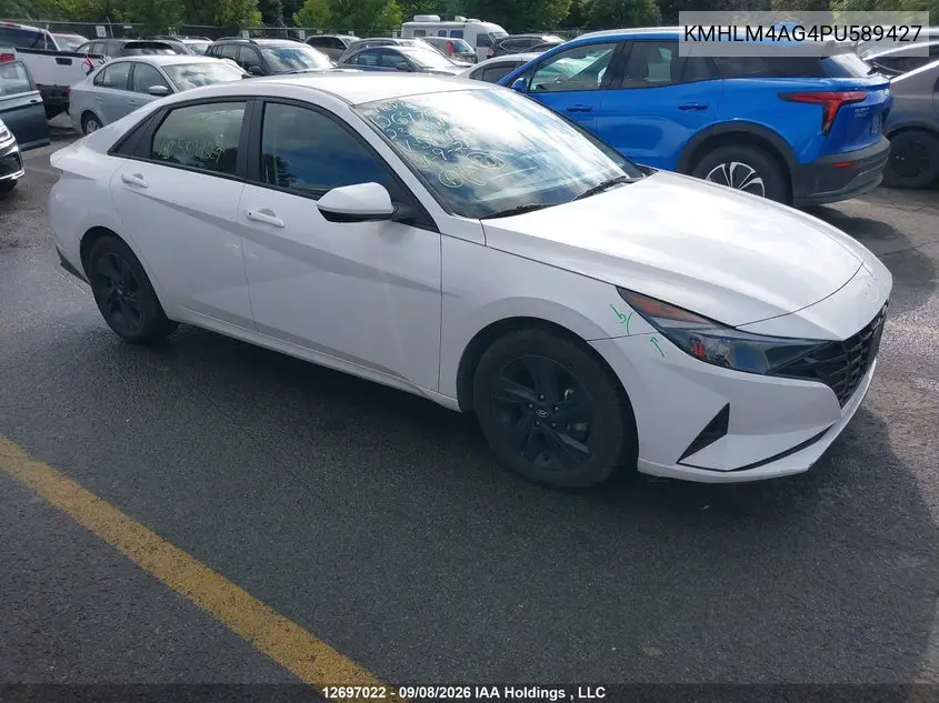 HYUNDAI ELANTRA 2023, VIN KMHLM4AG4PU589427